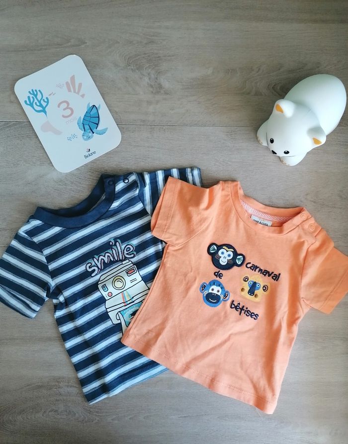 Lot de 2 t-shirts