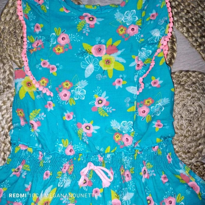 🌸 Robe Tunique Orchestra fille 4 ans – Imprimé fleuri, parfaite pour l’été ! 🌞 - photo numéro 3