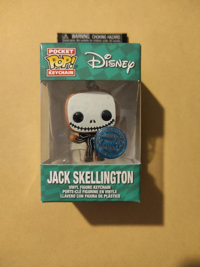 porte-clés pocket pop disney jack skellington the nightmare before christmas EXCLU