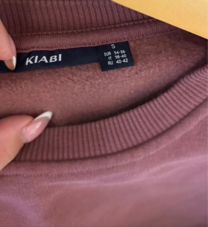 Sweat bordeaux Kiabi S - photo numéro 2