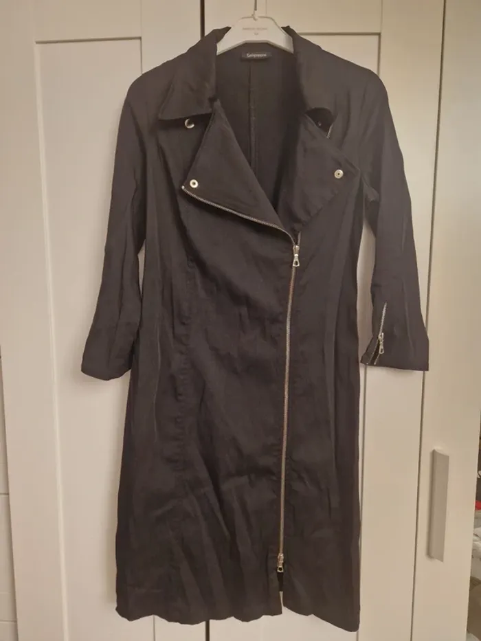 Superbe veste longue noire Sinequanone, 40