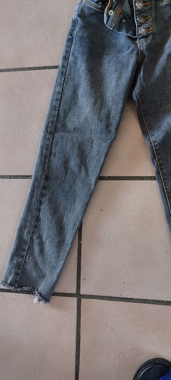 Pantalon en jean fille - photo numéro 5