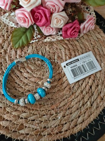 🪴Bracelet aimanté bleu🪴