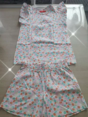 Ensemble short été fille taille 10 ans