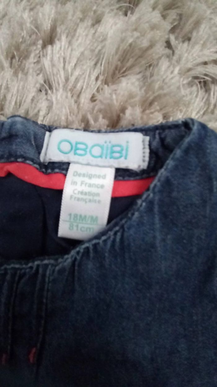 Jolie robe en jean 18 mois - photo numéro 3