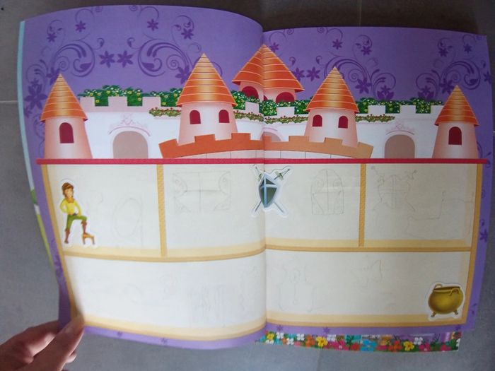 Lot de 2 livres maison et château à décorer - photo numéro 11