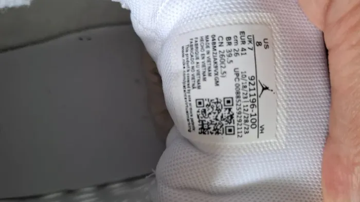 Baskets nike air jordan blanche - photo numéro 8