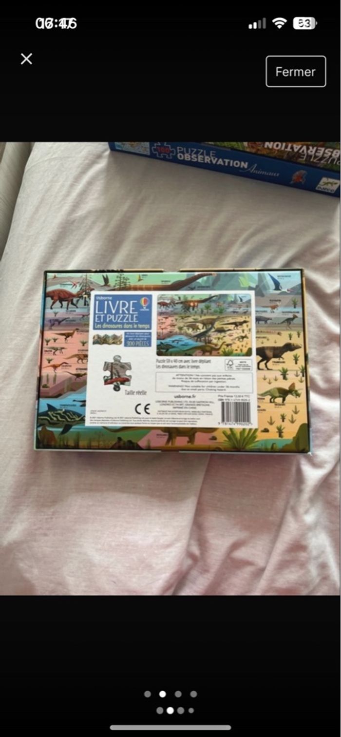 Puzzle 300 pièces dinosaures - photo numéro 2