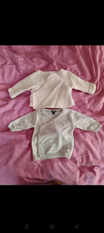 Lots Gilets bébé