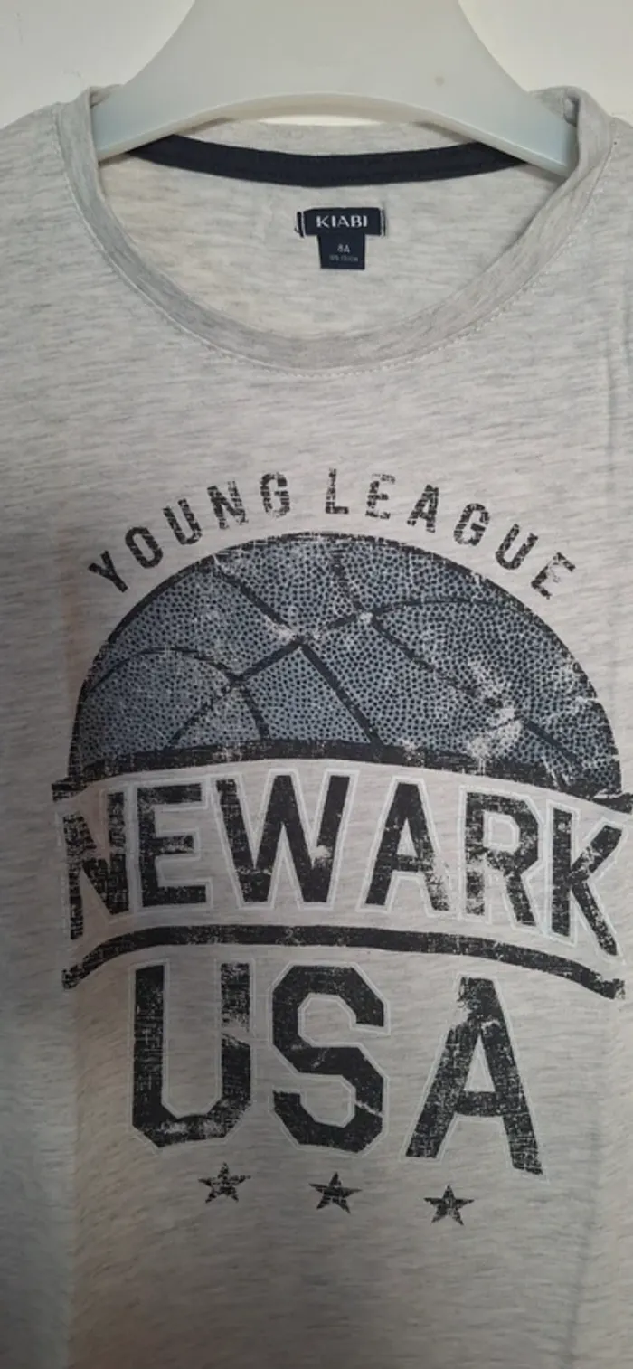 T-shirt Newark USA - Young League - photo numéro 2