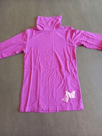 Tee shirt col roulé manches longues 8 ans