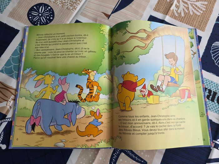 LIVRE DISNEY WINNIE L'OURSON LE TRÉSORS DORÉ NEUF  COMPORTE 32 PAGE MARQUE HACHETTE - photo numéro 3
