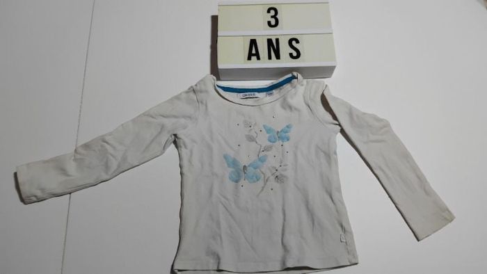 T-shirt manches longues 3 ans