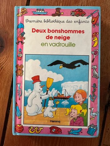 Livre Hemma éditions Deux bonhommes de neige en vadrouille 2 première bibliothèque des enfants