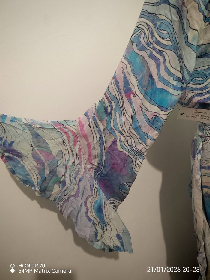 Robe portefeuille fluide - photo numéro 5