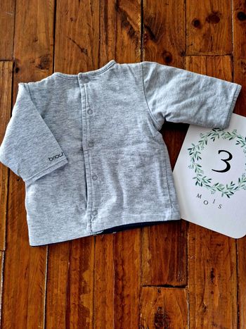 T-shirt manches longues épais 3 mois