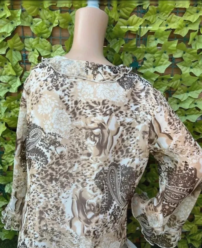 Superbe chemise vintage parisienne chic- taille 42 - neuve - photo numéro 3