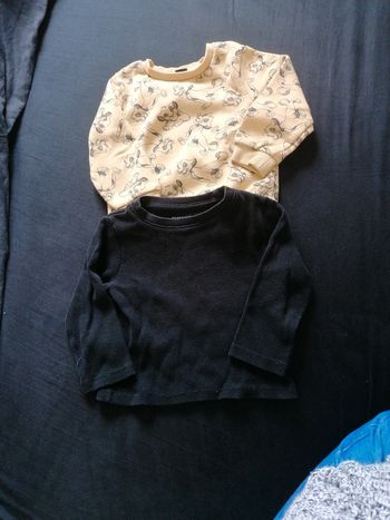 1 pull + 1 t-shirt manches longues