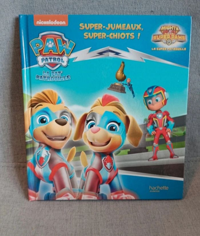 Livre pat patrouille super jumeaux super chiots