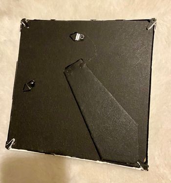 Petit cadre customisé couleur blanc et strass