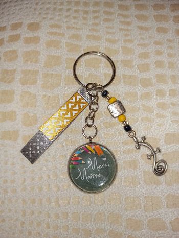 Porte clé maître "merci maître"