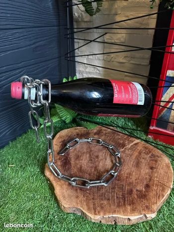 Porte-bouteille en Métal - Effet Optique