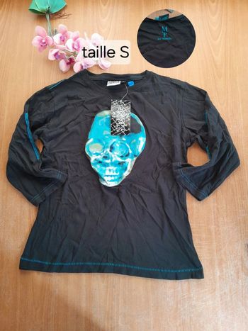 Tee-shirt mylène farmer skull taille S