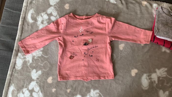 Lot de 4 tee shirt manches longues 12 mois - photo numéro 9
