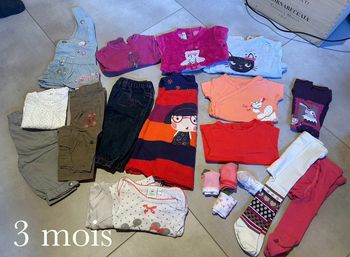 Lot vêtements fille -3 mois