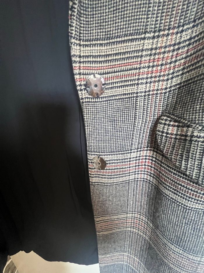 Manteau à carreaux Bershka - photo numéro 1