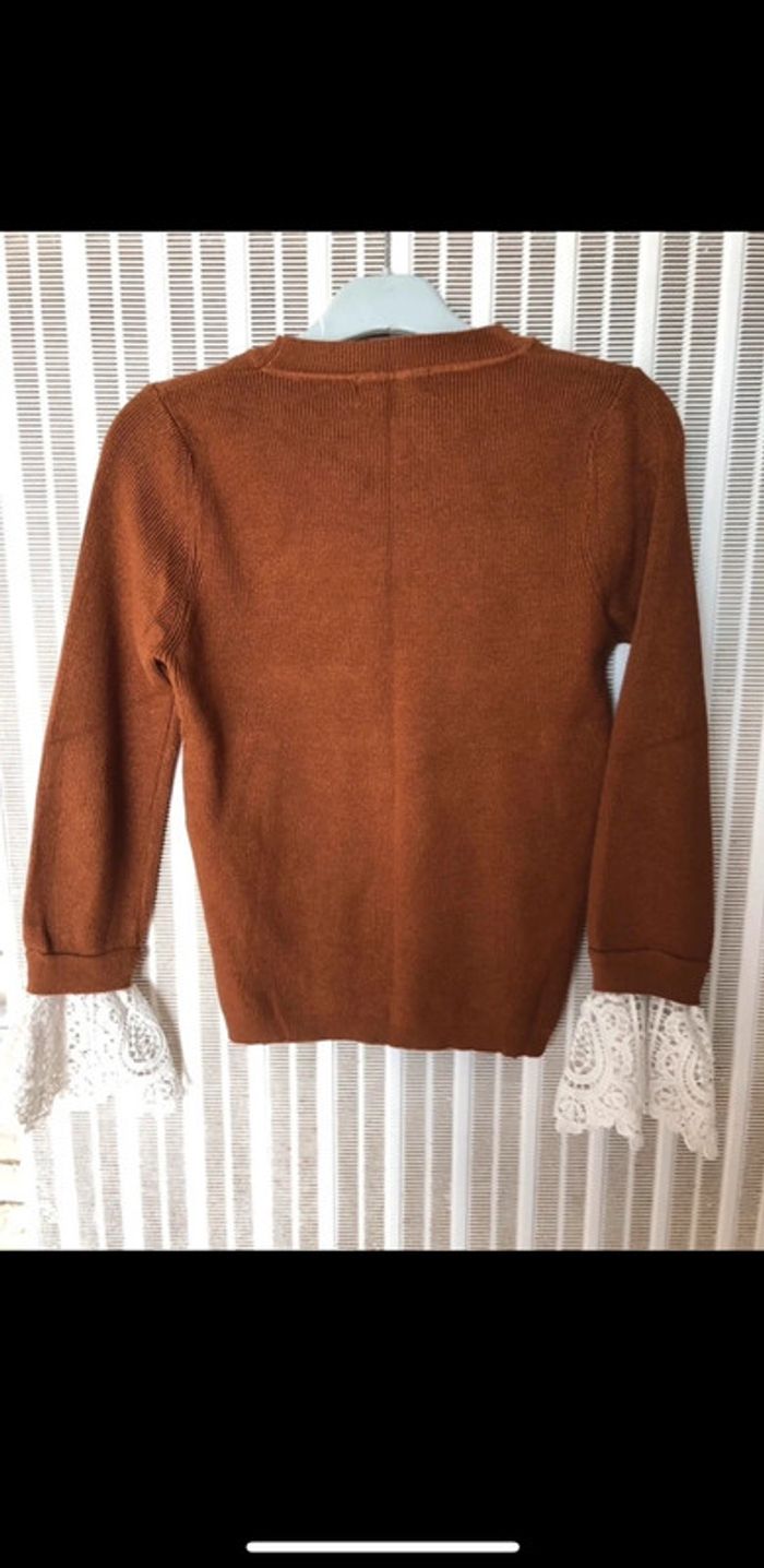 Pull avec manches dentelles - photo numéro 3