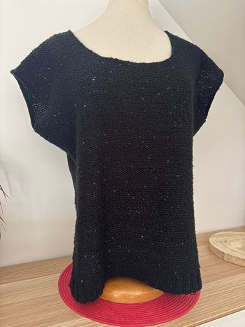 Pull sans manches femme taille 42 noir