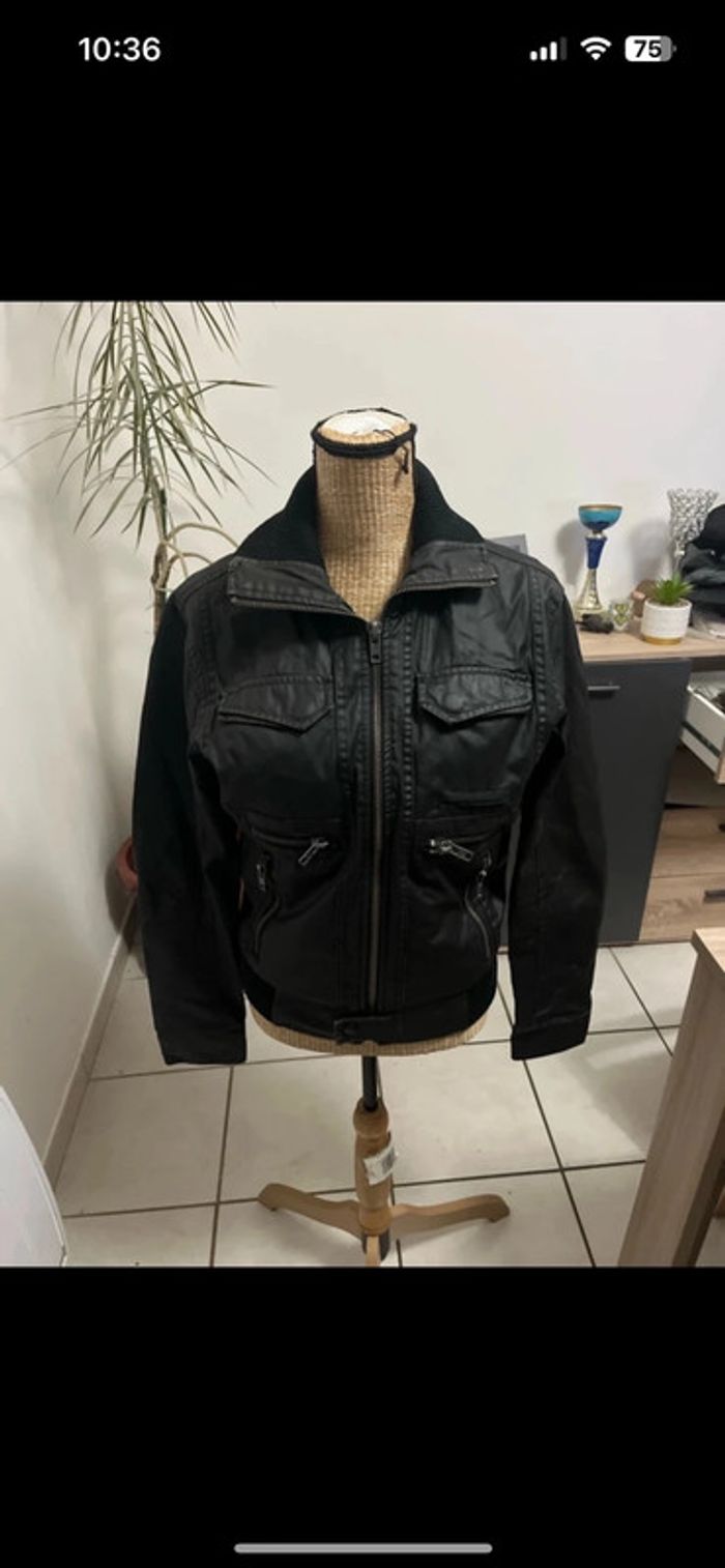 Veste en cuir celio