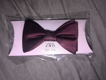 Noeud papillon bordeaux