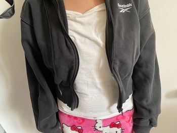 sweat, à capuche noir