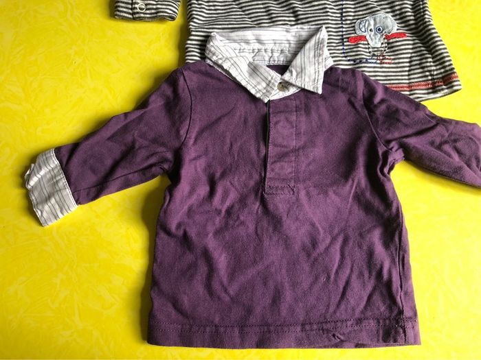 Lot tee shirt 3 mois - photo numéro 2