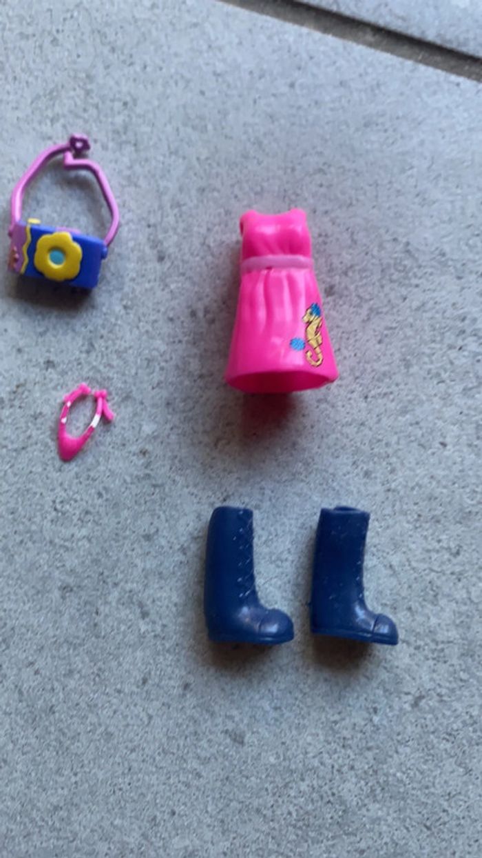 Lot poupée miniature vêtement chaussure animal de compagnie photo accessoires - photo numéro 5