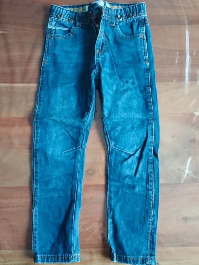 Ensemble garçon jeans t-shirt et gilet 5 ans - photo numéro 4