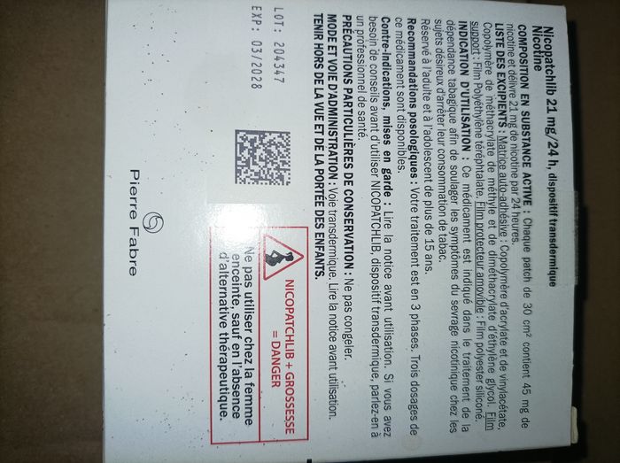 Nicopatch lib 21 Mg 28 jours - photo numéro 6