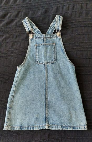 Robe chasuble vintage en jean