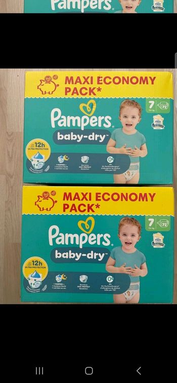 40 euro pampers taille 7