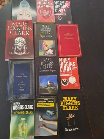 Lot de livres Mary Higgins Clark 