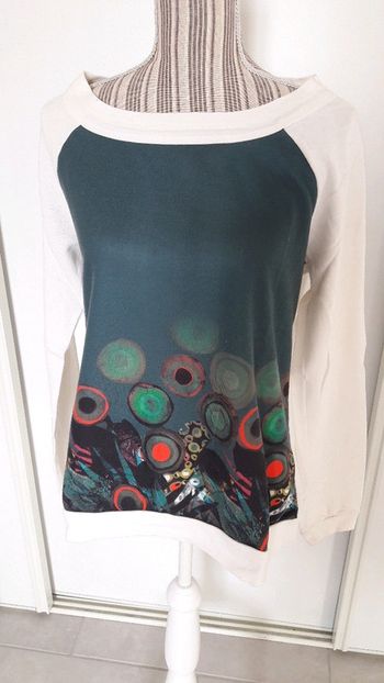 Pulk sweat Ixoo taille L blanc et multicolore