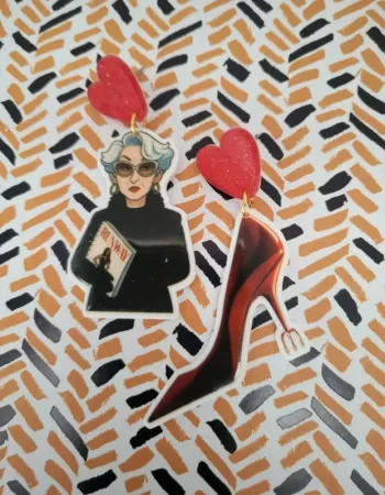 Boucles d'oreilles - le diable s'habille en Prada