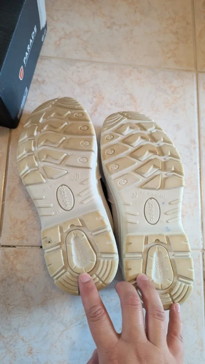 Chaussures de sécurité t37 blanche - photo numéro 2