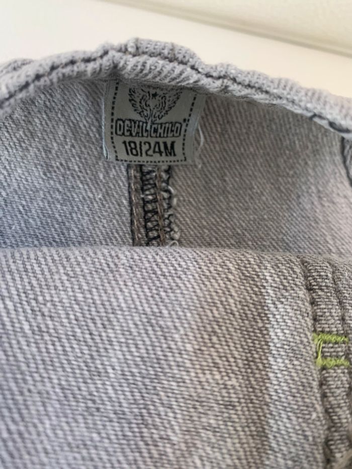 Salopette jeans gris - photo numéro 3