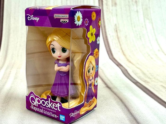 Mini Figurine Disney Qposket Raiponce (rapunzel) - Gashapon Disney Japon - photo numéro 2