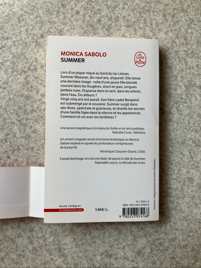 Summer ~ Monica Sabolo (1€40) - photo numéro 4