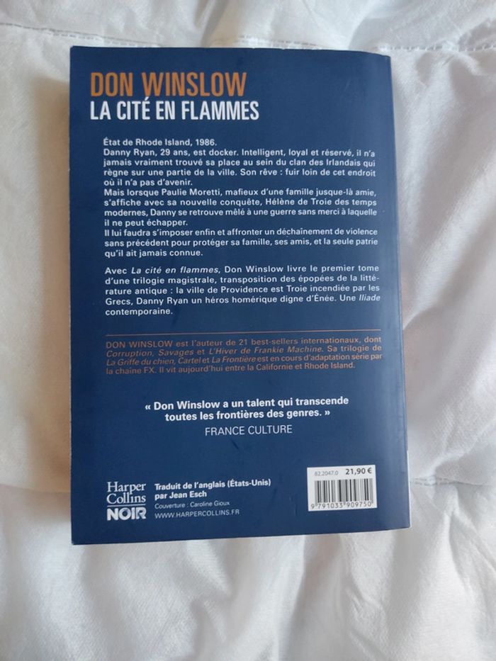 Livre - La cité en flammes - Don Winslow - TBE - photo numéro 3