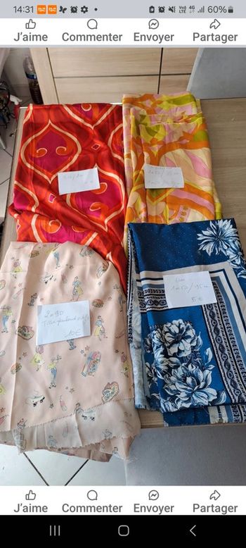 Lot tissu